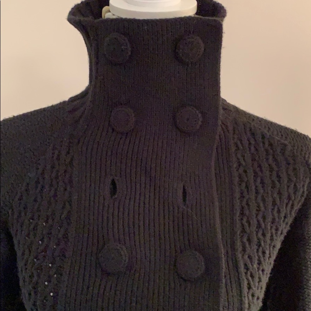 Bcbgeneration Black Double Breasted Cardigan - image 8